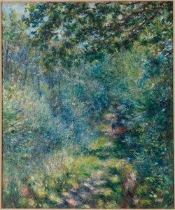 Sti i skogen, ca.1874-77