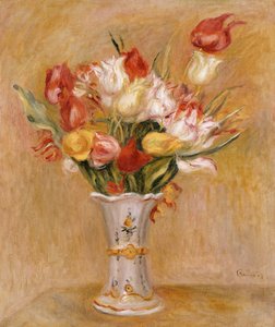 Tulipaner av Pierre Auguste Renoir
