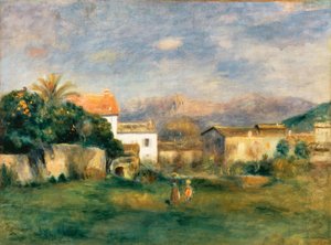 Utsikt over Cagnes av Pierre Auguste Renoir
