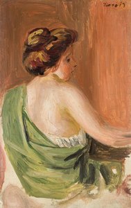 Kvinne fra baksiden, av Pierre Auguste Renoir