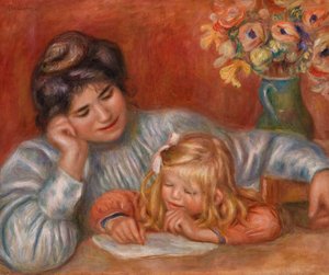 Schreibstunde von Pierre-Auguste Renoir