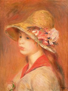 Ung kvinne i hatt