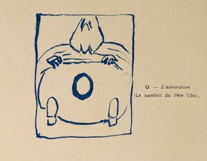 Beundring - Pere Ubus navle, fra alfabetet til Pere Ubu av Pierre Bonnard