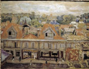 ARCACHON STREET av Pierre Bonnard