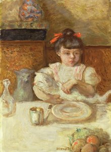 Barn med katter, ca. 1906 (olje på lerret) av Pierre Bonnard