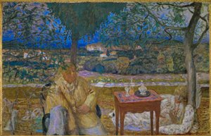 Samtale provencalsk av Pierre Bonnard