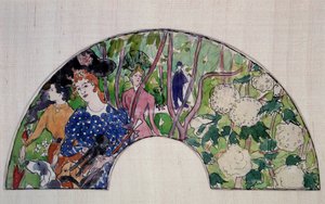 Fan-prosjekt, 1900-tallet (akvarell) av Pierre Bonnard