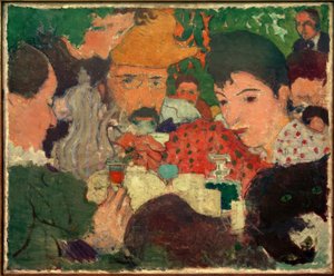 Ettermiddagste i hagen, Studie zu LA ettermiddag i hagen av Pierre Bonnard