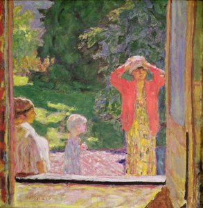 Foran vinduet, 1918 av Pierre Bonnard