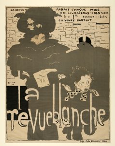 The White Review, pub. 1894 (farge litho) av Pierre Bonnard
