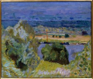 Seinen ved Vernon av Pierre Bonnard