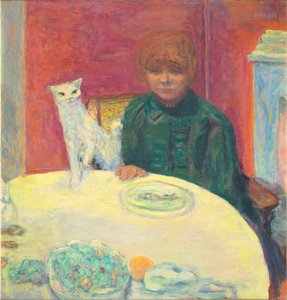 La femme au chat Kvinne med katt, 1912. av Pierre Bonnard
