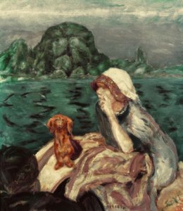 Båtturen til Vernon. Fru Bonnard av Pierre Bonnard
