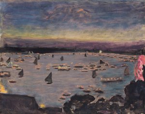 Lanterneprosesjon på ytre Alster, 1913 av Pierre Bonnard