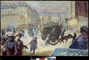 Morgen i Paris (morgen i Paris). Maleri av Pierre Bonnard (1867-1947) av Pierre Bonnard