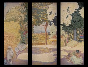 Ved Middelhavet (triptyk) av Pierre Bonnard