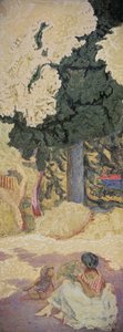 Ved Middelhavet (triptyk), 1911 av Pierre Bonnard