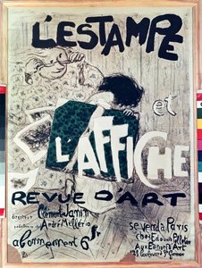 Plakat som reklamerer for Prints and Posters Revue d