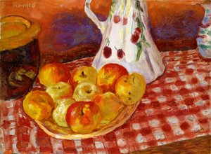 Røde og gule epler av Pierre Bonnard