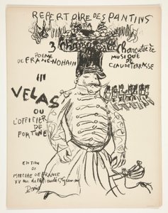 Directory of the Theatre des Pantins - seks sanger av Pierre Bonnard