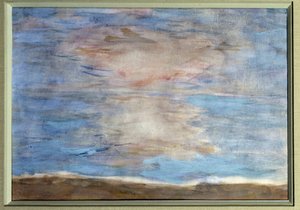 Himmel og hav-maleri av Pierre Bonnard (1867-1947) Privat samling fra 1900-tallet av Pierre Bonnard