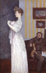 Thadée Natanson og Misia av Pierre Bonnard