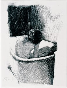 The Bath, ca. 1925 (litho) av Pierre Bonnard