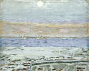 The Bay of Cannes, 1930-33 (gouache og wc på papir) av Pierre Bonnard