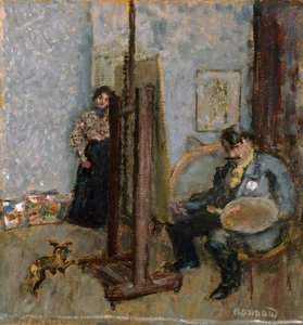 Malerens atelier av Pierre Bonnard