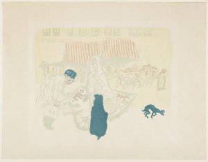 Grønnsaksleverandøren, ca. 1897 (publisert 1899) av Pierre Bonnard