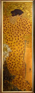 Badekåpen Maleri på stoff av Pierre Bonnard (1867-1947) 1892 Nabis Dim. 1,5x0,5 m Paris, Musee d