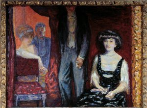 Omkledningsrommet. Maleri av Pierre Bonnard (1867-1947) av Pierre Bonnard
