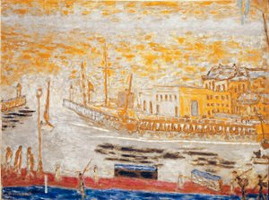 Trouville, forlater havnen Maleri av Pierre Bonnard (1867-1947) 1938-1945 Mål 77x103 cm Paris, nasjonalmuseum for moderne kunst av Pierre Bonnard