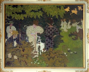 Twilight eller Croquet Party av Pierre Bonnard