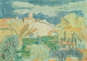 Utsikt over Le Cannet, 1920 av Pierre Bonnard