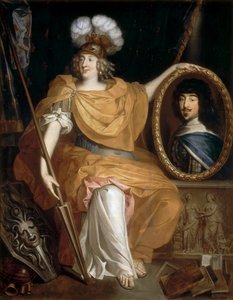 Portrett av Anne Marie Louise dOrléans, hertuginne av Montpensier av Pierre Bourguignon