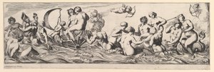 Bacchanal, 1600-tallet. av Pierre Brebiette