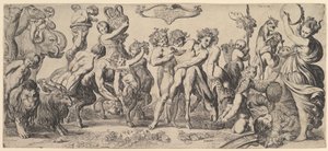 Triumf av Bacchus, 1600-tallet.