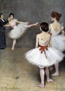 Klassisk dans: ballerinaer i 1897 av Pierre Carrier Belleuse
