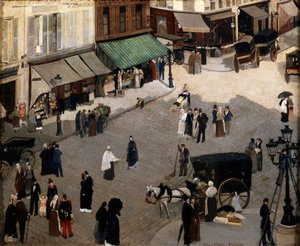 Place Pigalle i Paris, 1880-tallet.