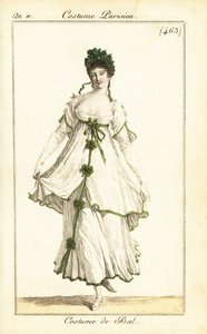 Kvinne danser på et ball, Paris