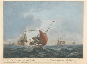 En sterk kuling eller storm av Pierre Charles Canot