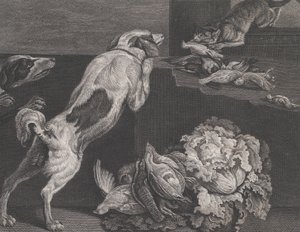 Hunder og stilleben, 1778