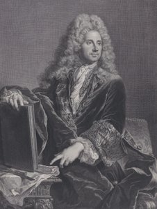 Portrett av Robert de Cotte, 1722.