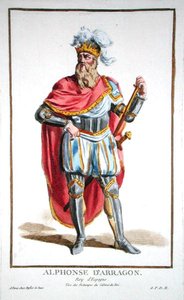 Alfonso V (1396-1458) Konge av Aragon og Sicilia, fra 