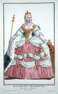 Elizabeth Petrovna (1709-62) keiserinne av Russland (1741-62) fra 