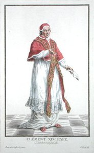 Lorenzo Ganganelli (1705-74) Pave Clement XIV (1769-74) fra 