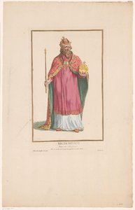 Portrett av keiser Sigismund med septer og globus Sigismond (tittel på objekt) av Pierre Duflos