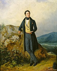 Portrett av en gentleman (olje på lerret) av Pierre Duval Lecamus