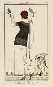 Tallerken fra 'Parisian Costumes'